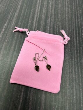 925 Sterling Silver Natural Labradorite Drop Dangle Earrings